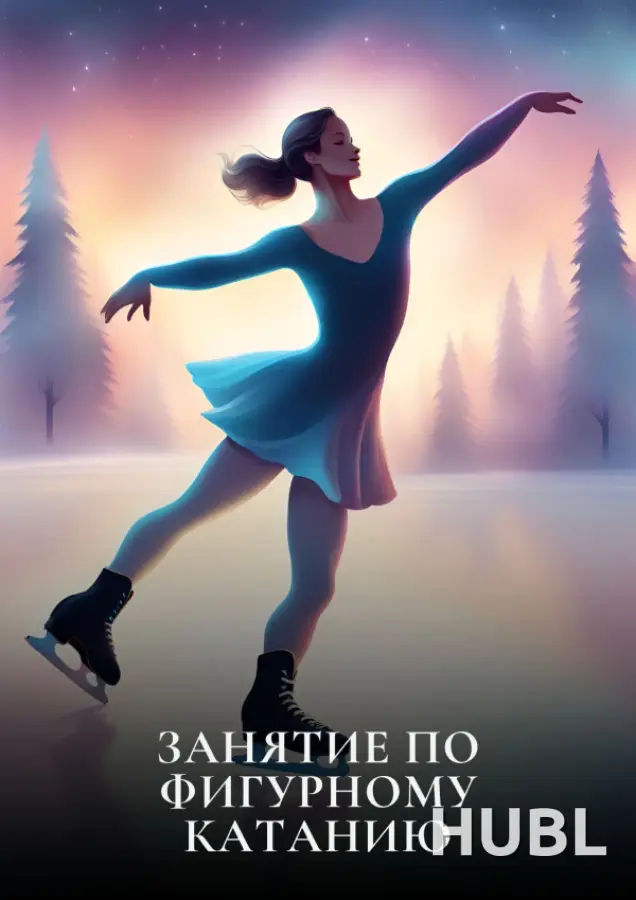 Занятие по фигурному катанию на коньках