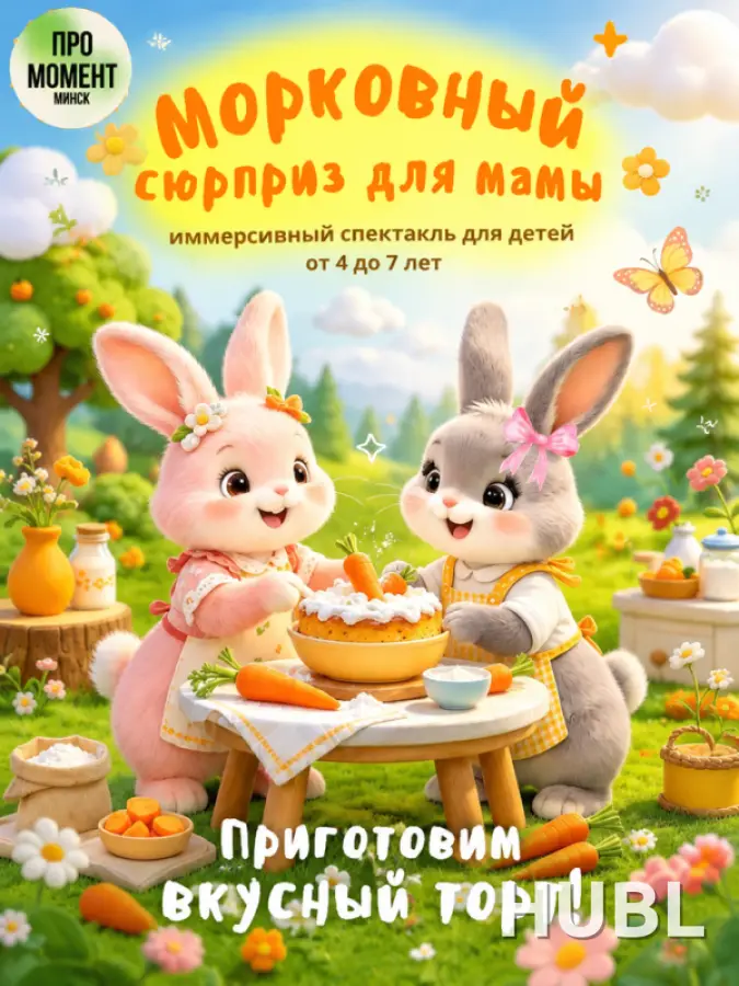 Иммерсивный спектакль для детей и мам «Морковный сюрприз для Мамы»
