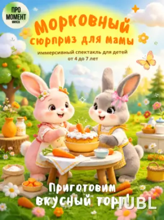 Иммерсивный спектакль для детей и мам «Морковный сюрприз для Мамы»