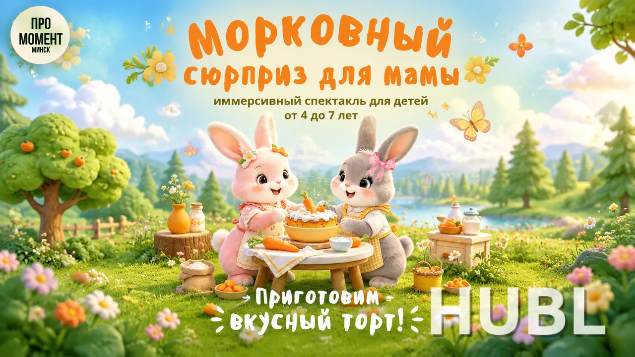 Иммерсивный спектакль для детей и мам «Морковный сюрприз для Мамы»