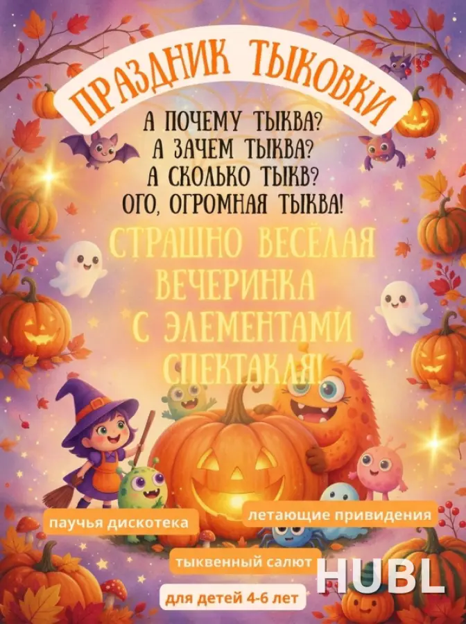 Вечеринка с элементами спектакля для малышей